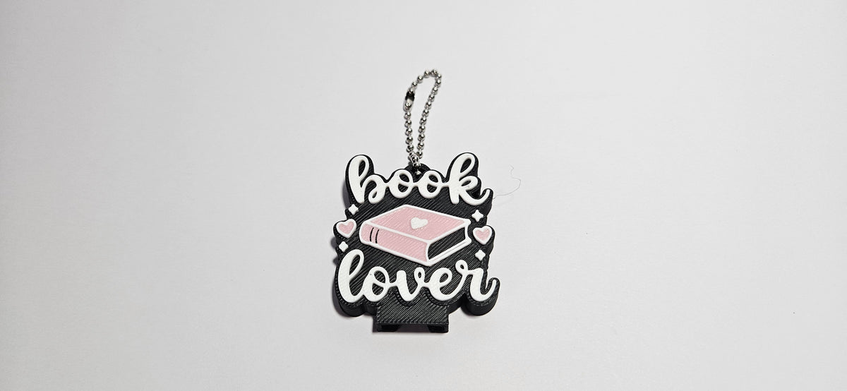 Book Lover Can Tab Opener Keychain