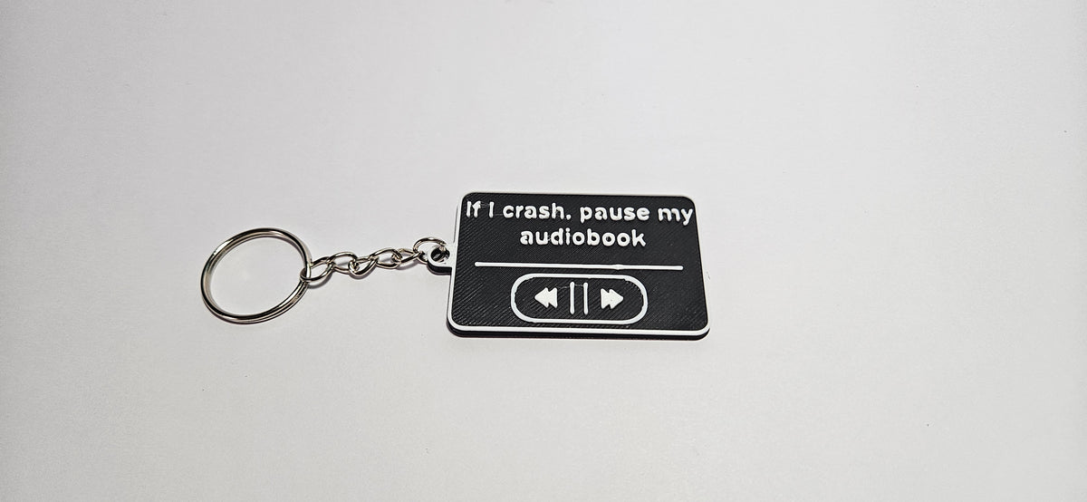 If I crash, pause my audiobook Keychain