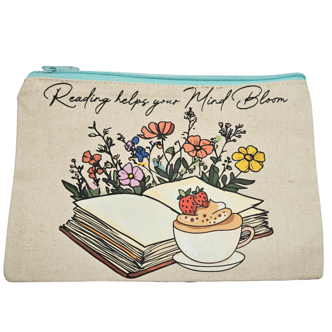 Bookish Zipper Pouches