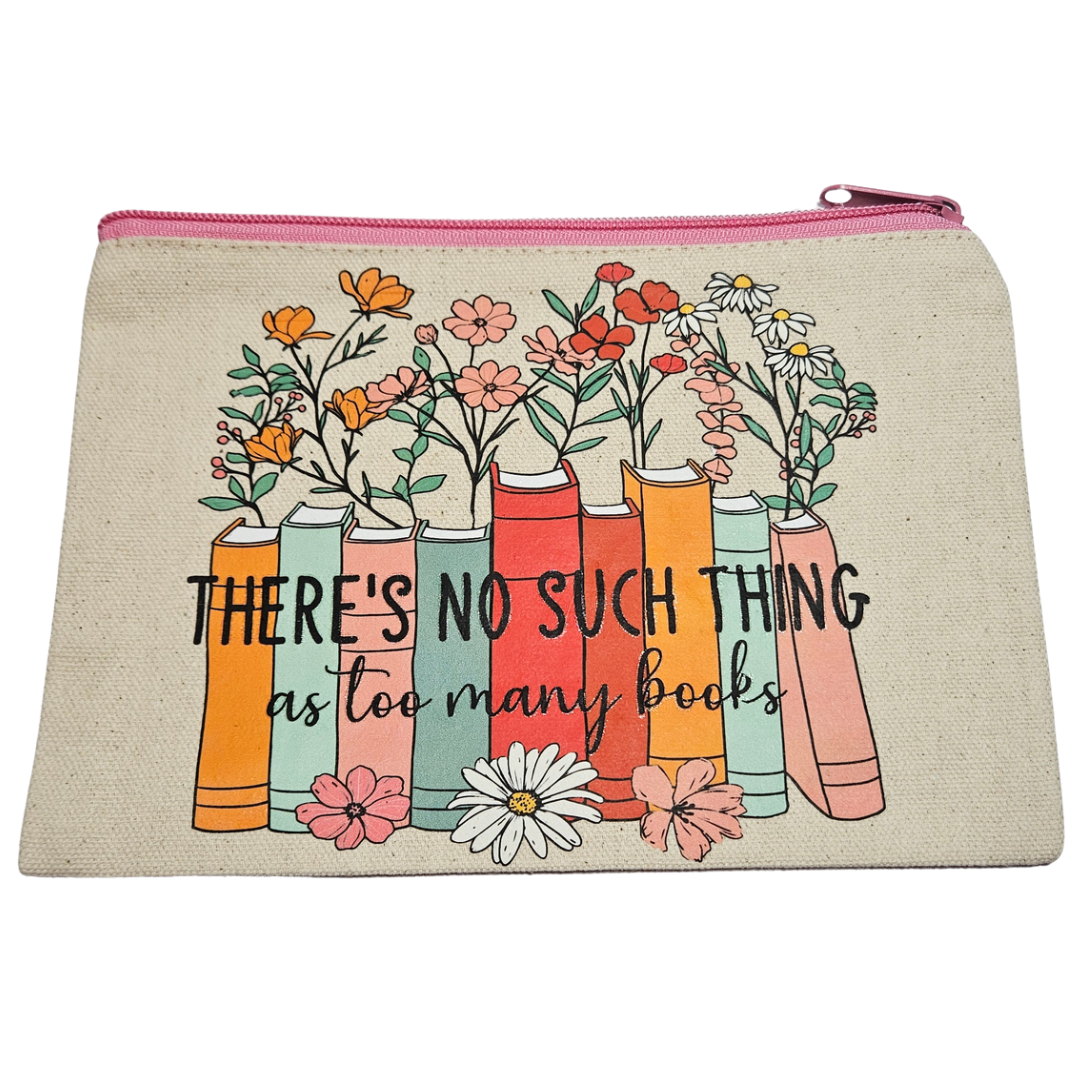 Bookish Zipper Pouches