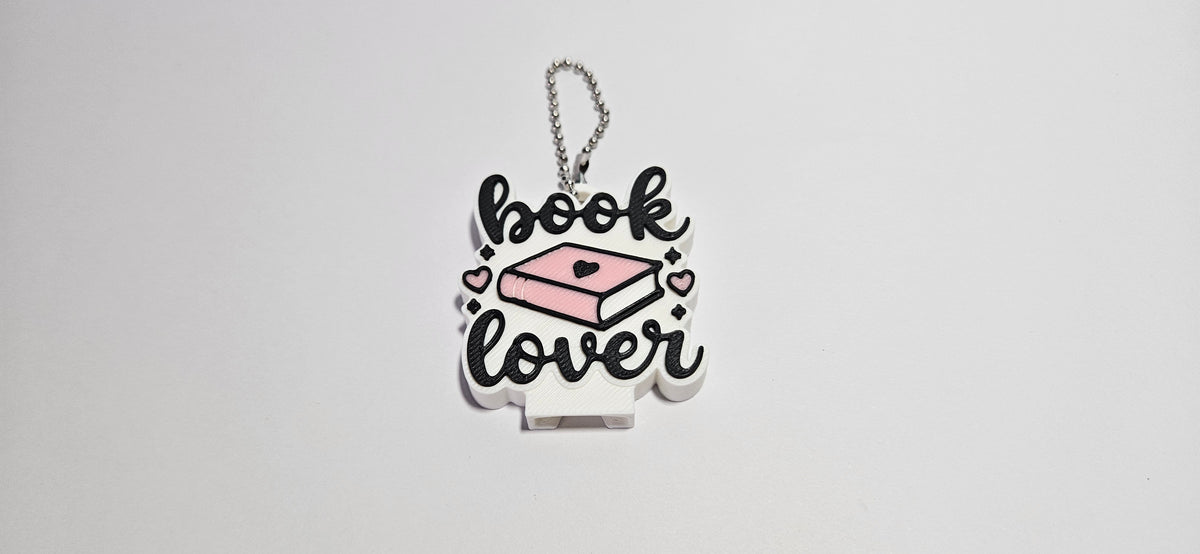 Book Lover Can Tab Opener Keychain