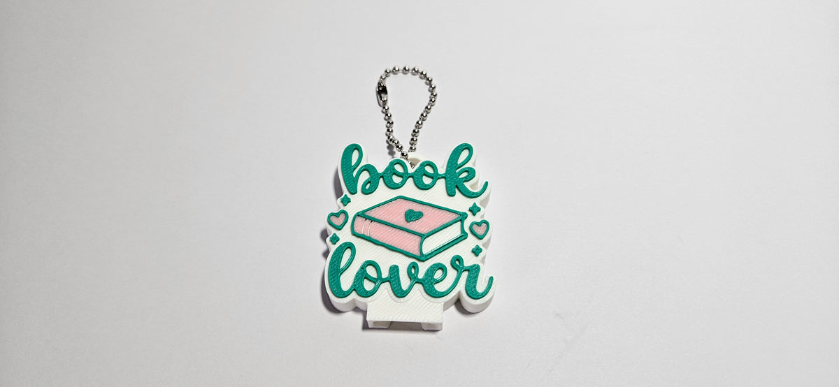 Book Lover Can Tab Opener Keychain