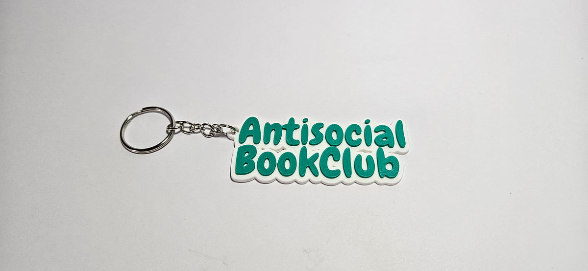 Antisocial Book Club Keychain