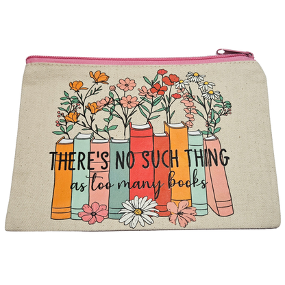 Bookish Zipper Pouches
